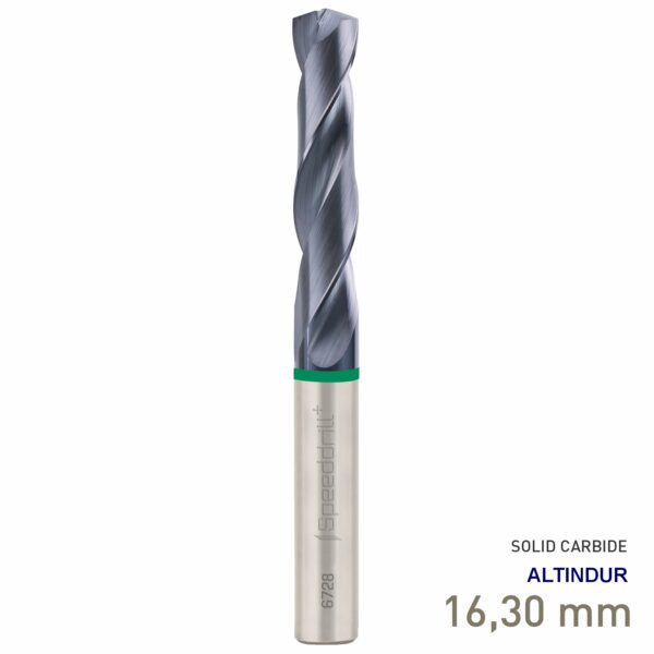 MAY67280163.jpg Maykestag Speeddrill+ Universal Solid Carbide Stub Drill ALTINDUR 16.30mm DIN 6537K 3xD