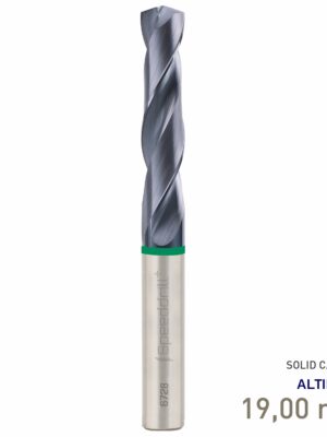MAY67280190.jpg Maykestag Speeddrill+ Universal Solid Carbide Stub Drill ALTINDUR 19.00mm DIN 6537K 3xD