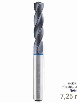 Maykestag Speeddrill 4.0-Inox HPC Solid Carbide Stub Drill 7.25mm 3xD