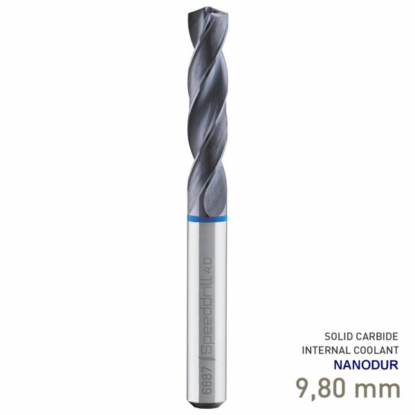 MAY68870098.jpg Maykestag Speeddrill 4.0-Inox HPC Solid Carbide Stub Drill 9.8mm 3xD