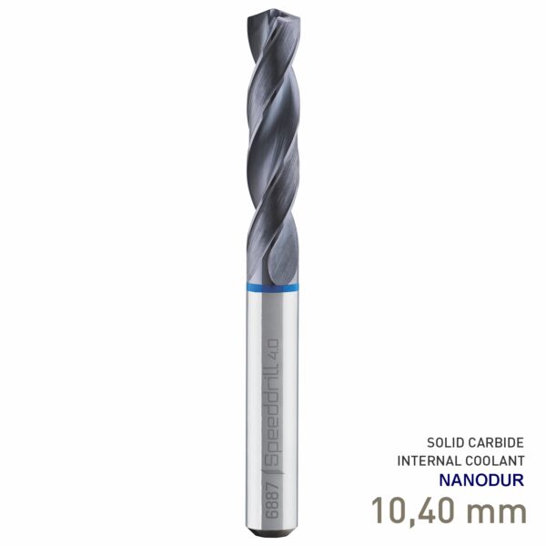 MAY68870104.jpg Maykestag Speeddrill 4.0-Inox HPC Solid Carbide Stub Drill 10.4mm 3xD