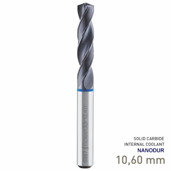 MAY68870106.jpg Maykestag Speeddrill 4.0-Inox HPC Solid Carbide Stub Drill 10.6mm 3xD