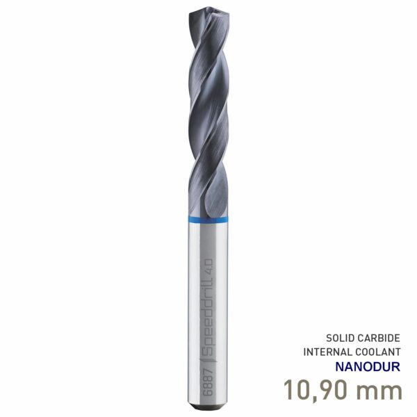 MAY68870109.jpg Maykestag Speeddrill 4.0-Inox HPC Solid Carbide Stub Drill 10.9mm 3xD
