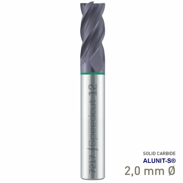 Maykestag Solid Carbide End Mill 2mm Speedcut Universal Long Series 3 Flute