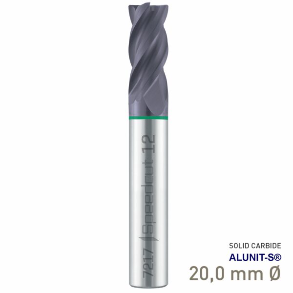 MAY72170200.jpg Maykestag Solid Carbide End Mill 20mm Speedcut Universal Long Series 4 Flute