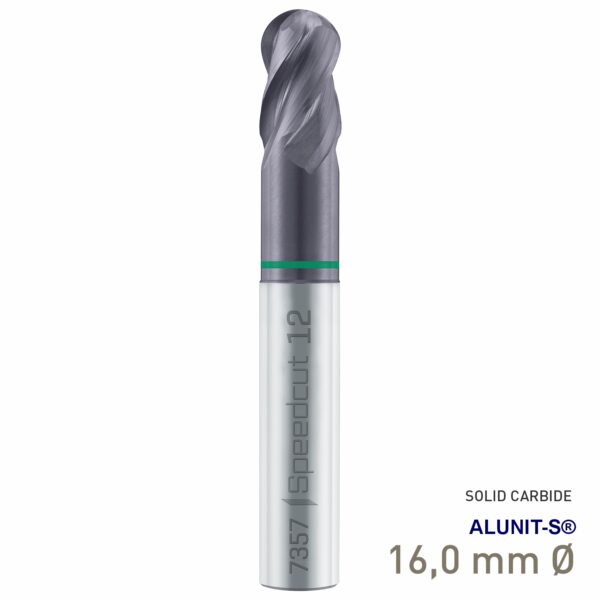 Scall Nose End Mill Sp Cut Univ. Z4 16.0 Din 6527lha Shank Din
