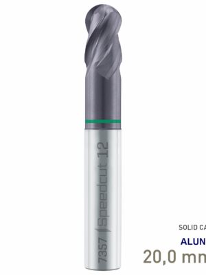 MAY73570200.jpg Maykestag Speedcut Universal Solid Carbide Ballnose End Mill 20.00mm R10 Z4 ALUNIT-S