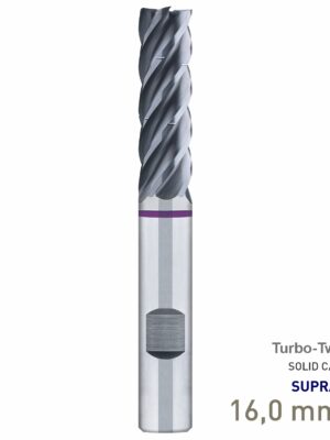 MAY80030160.jpg Maykestag Turbo-Twister Solid Carbide Trochoidal End Mill 16mm Long Series 5 Flute