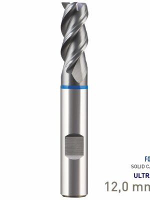 MAY81070120.jpg Maykestag Speedcut 4.0-Inox Solid Carbide HPC End Mill 12mm Long Series 3 Flute