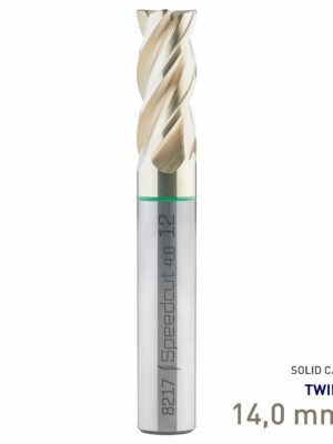 MAY82170140.jpg Maykestag Speedcut 4.0 Universal HPC Solid Carbide End Mill 14mm Long Series 4 Flute