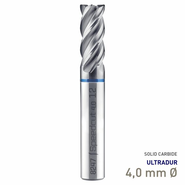 MAY82470040.jpg Maykestag Speedcut 4.0-Inox HPC Solid Carbide End Mill 4mm Long Series 4 Flute