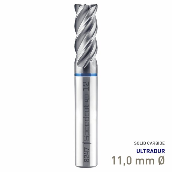 Maykestag Speedcut 4.0-Inox HPC Solid Carbide End Mill 11mm Long Series 4 Flute