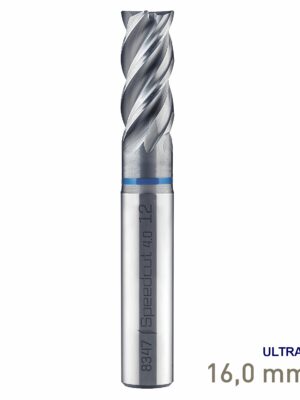 Maykestag VHM Speedcut 4.0-Inox HPC End Mill 16mm Long Series 4 Flute Ultradur