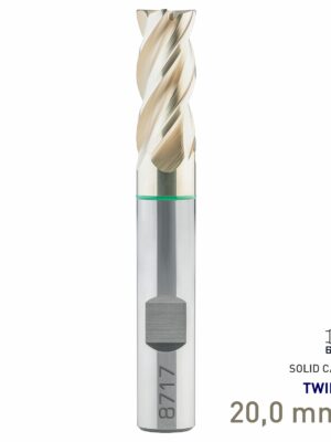 MAY87170200.jpg Maykestag Speedcut 4.0 Universal HPC Solid Carbide End Mill 20mm Long Series 4 Flute TWINDUR