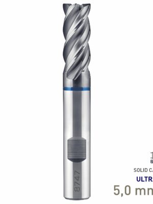 Maykestag Speedcut 4.0-Inox ULTRADUR HPC Solid Carbide End Mill 5mm Long Series 4 Flute