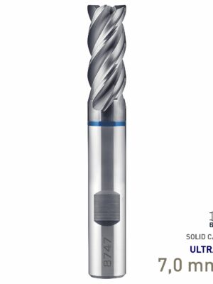 Maykestag Speedcut 4.0-Inox ULTRADUR HPC Solid Carbide End Mill 7mm Long Series 4 Flute