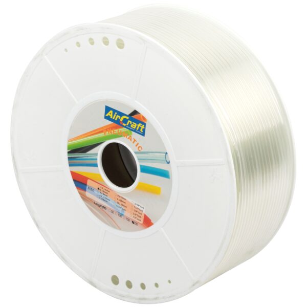 PU0640T.jpg Polyurethane Hose 6mm O.d. Per Metre Tranp. (200m Per Roll)