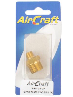 SB1210P.jpg Nipple Brass 1/8x3/8 M/m 1pc Pack