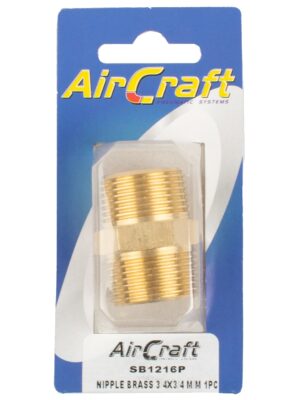 Nipple Brass 3/4x3/4 M/m 1pc Pack