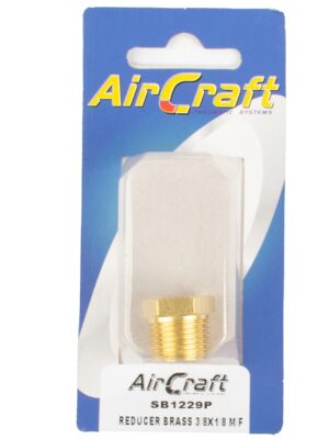 Reducer Brass 3/8x1/8 M/f Conical 1pc Pack