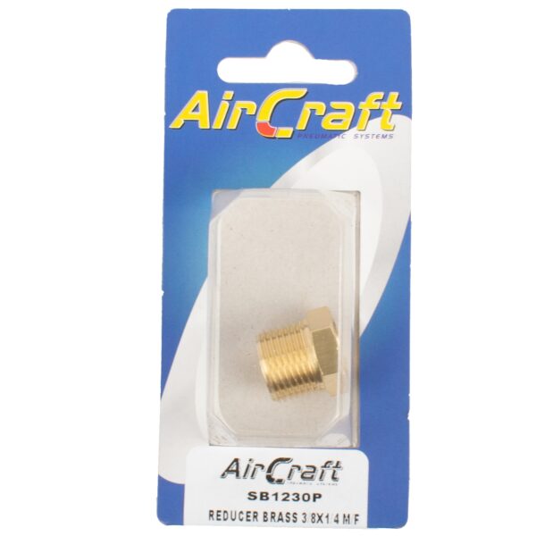 SB1230P.jpg Reducer Brass 3/8x1/4 M/f Conical 1pc Pack