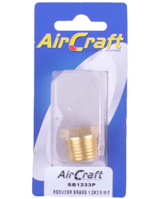 Reducer Brass 1/2x3/8 M/f Conical 1pc Pack
