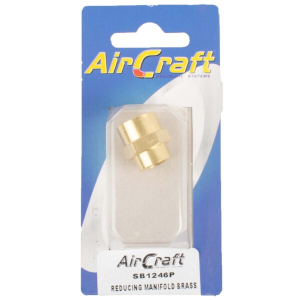 SB1246P.jpg Reducing Manifold Brass 1/8x1/4 F/f 1pc Pack