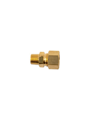 Brass Conical Str. 5/16' Tube X 1/8' M