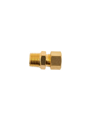 Brass Conical Str. 5/16' Tube X 1/4' M