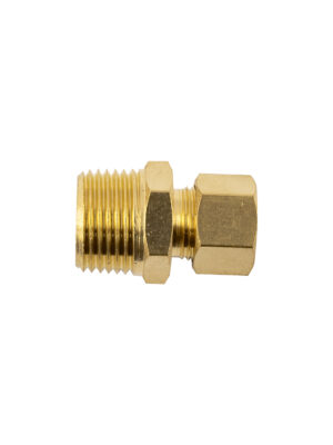 Brass Conical Str. 5/16' Tube X 3/8' M