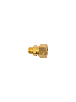 Brass Conical Str. 3/8'tube X 1/8' M