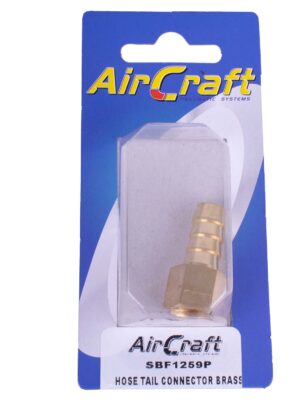 Hose Tail Connector Brass 1/4f X 10mm 1pc Pack