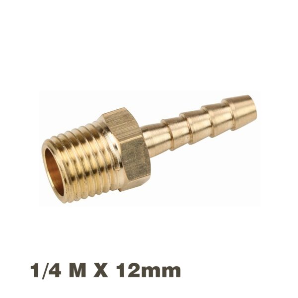 SBM1260.jpg Hose Connector Brass 1/4mx12mm
