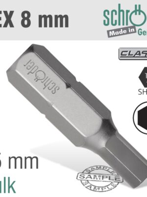 Hex/allen 8mm Insert Bit Bulk