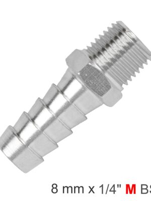 SG12020.jpg Hosetail 1/4' Male X 8mm Bulk