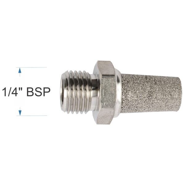 SG20AAS-8.jpg Muffler Metal Conical 1/4' Male