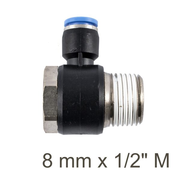 SG20APH08-04.jpg Swivel Elbow Pu 8mm X 1/2' M