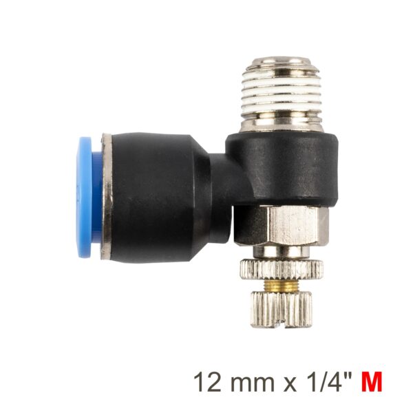 SG20ASC12-02.jpg Flow Control Swiv. Elbow Pu 12mm X 1/4' M