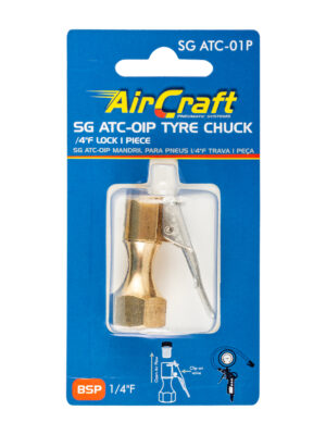 Tyre Chuck 1/4'f Lock 1pc Carded