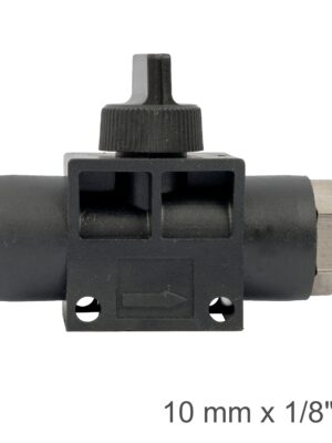 Pu Hose Fitting Valve 10mm X 1/8'm
