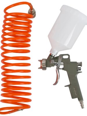 SG20KIT01.jpg Grav Feed Spray Gun 1.5mm Nozzle With 5m Spiral Hose