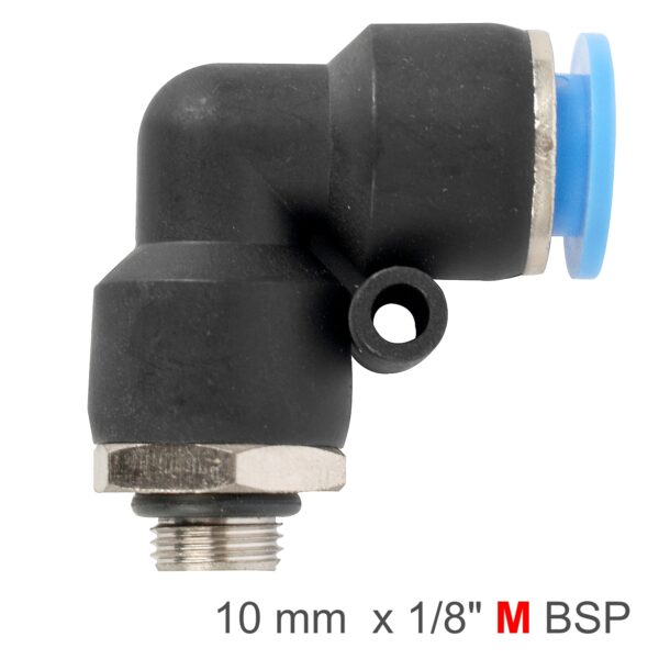 SPL10-G01.jpg Elbow W/o-ring 10mm-1/8 M Pu Hose Fitting