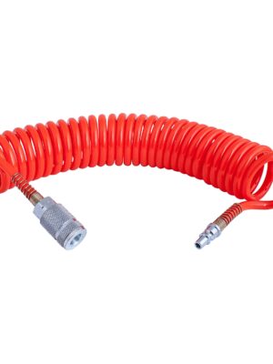 Spiral Hose 5m X 8mm X 5.5mm W/aro Quick Coupler