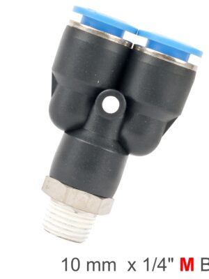 SPX10-02.jpg Pu Hose Fitting Y Joint 10mm-1/4 M