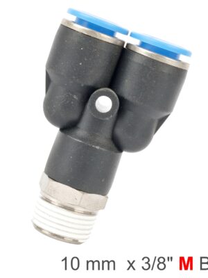 SPX10-03.jpg Pu Hose Fitting Y Joint 10mm-3/8 M
