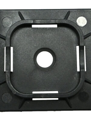 Cable Tie Mount Pad 40mm X 40mm For 9mm Tie Black 100pc Nylon