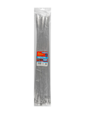 S/steel Cable Ties Ss304 7.9mm X 600mm Natural 50pc