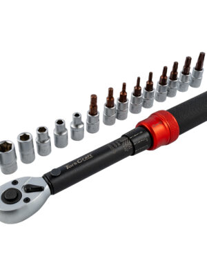 TCTQ140016.jpg Torque Wrench 1/4' Sockets & Bit Set 16pc